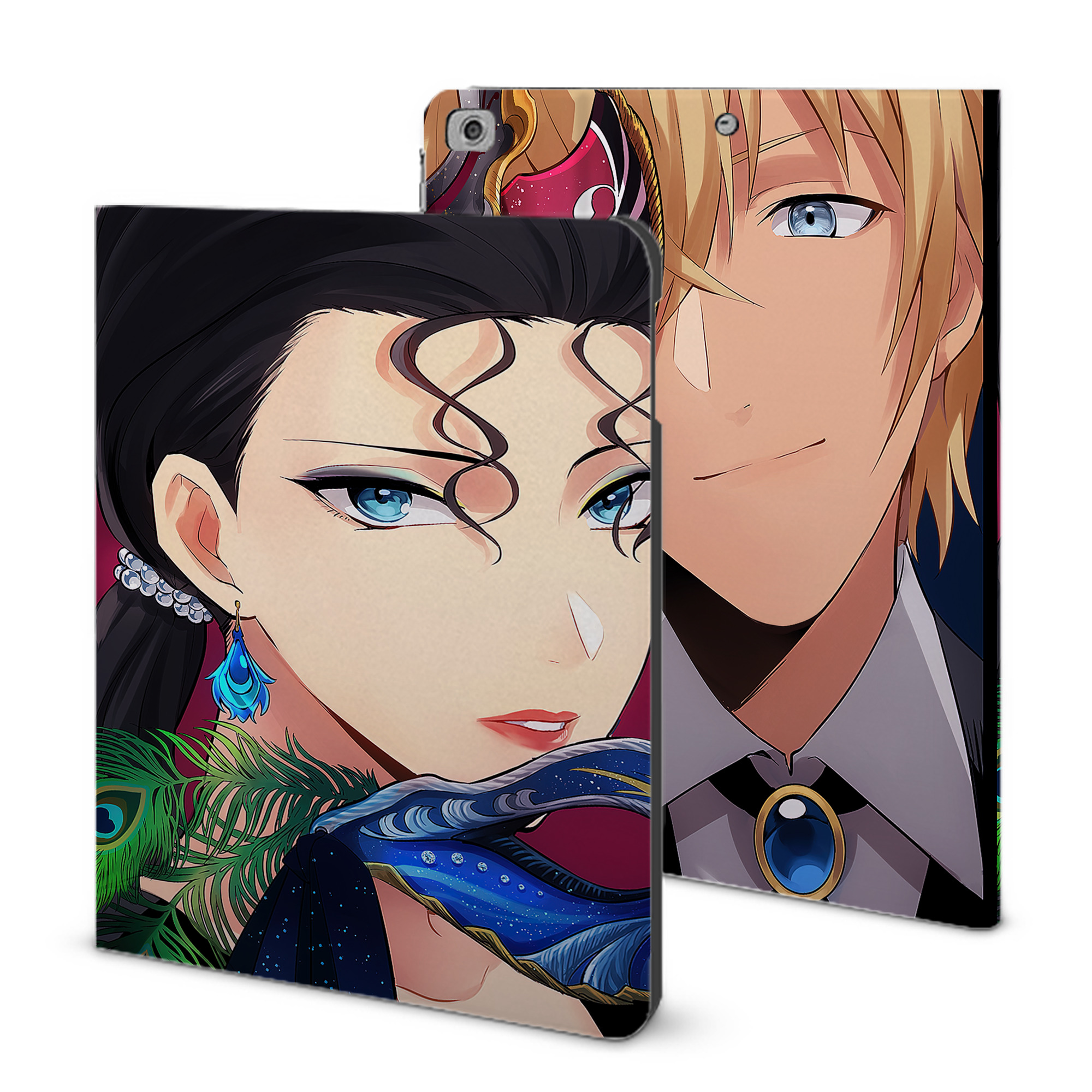 （画像用） 名探偵コナン Detective Conan IPad ケース ブック型 PUレザー TPU 耐衝撃 軽量 薄型 ペン収納なし 全面保護 IPad 各モデル対応